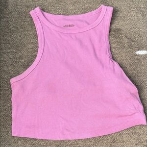 Wild Fable Purple Ribbed Crop Top